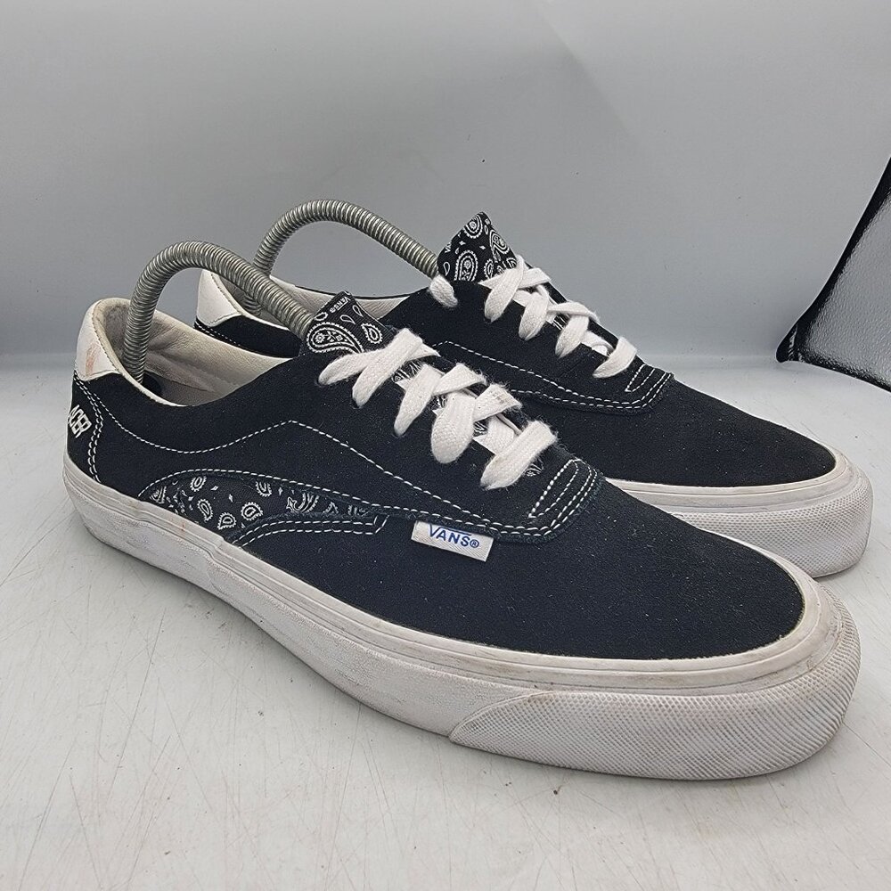 Vans Acer Ni SP Bandana Mens 9 Black Sneaker Shoes Casual Walking Skating